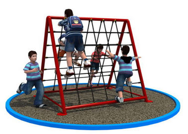 Rectangular Shape Small Rope Climbing Structure For Shopping Mall KP-PW030