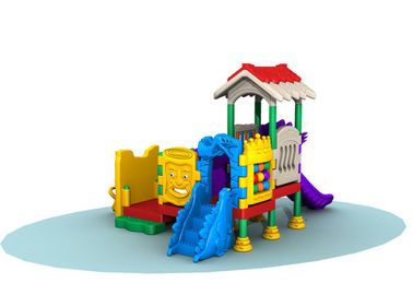 Residential Area Kids Plastic Playground Equipment High Security Long Using Life