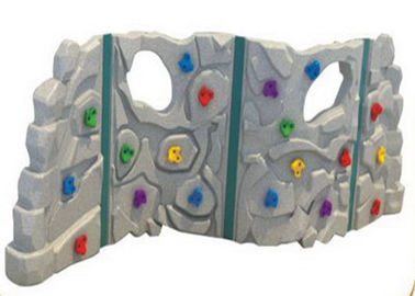 Anti UV Outdoor Plastic Climbing Wall Good Slip Resistance For 1-3 People