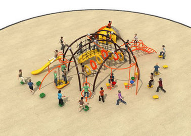 3--12 Age Kids Rope Playground Equipment / Playtime Playground Equipment Anti UV